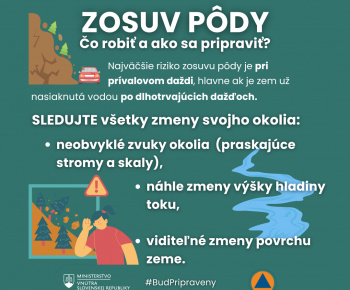 Aktuality / Oporúčania civilnej ochrany  pri silnom vetre, povodniach, silnom daždi a zosuvoch pôdy - foto