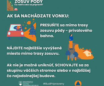 Aktuality / Oporúčania civilnej ochrany  pri silnom vetre, povodniach, silnom daždi a zosuvoch pôdy - foto